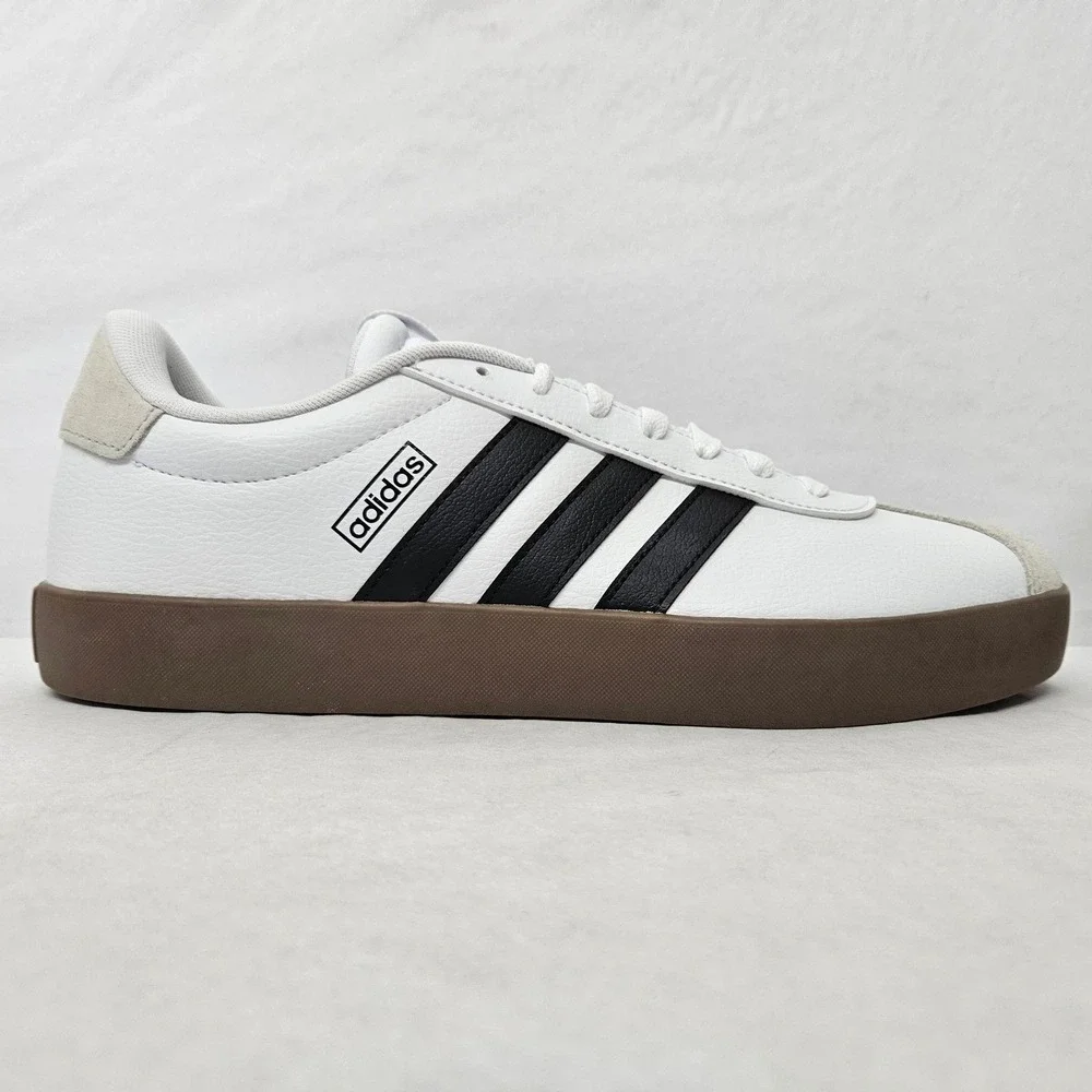 Adidas VL Court 3.0 Skateboarding Shoes ID6285 White Core Black Men's Size 10.5 - Picture 11 of 11